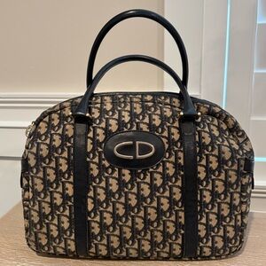 Christian Dior Trotter Bowling Bag EUC John Galliano Era Vintage